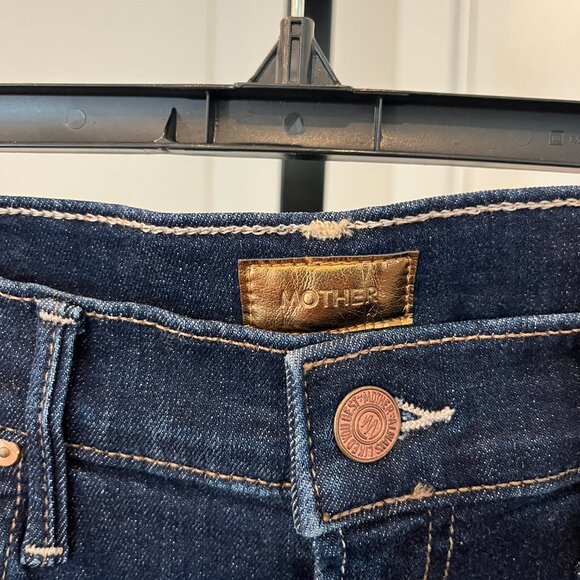 MOTHER JEANS - THE INSIDER CROP STEP FRAY - WASH: OFF LIMITS - SIZE 27 - NWT - Picture 8 of 10